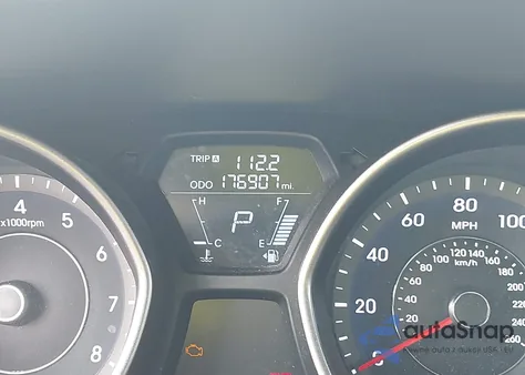 2013 Hyundai Elantra Gls from USA, damaged, VIN 5NPDH4AE1DH184207